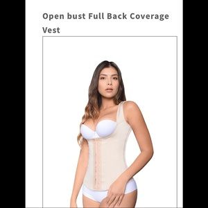 Vedette Shapewear - OPEN BUST FULL BACK COVERAGE VEST